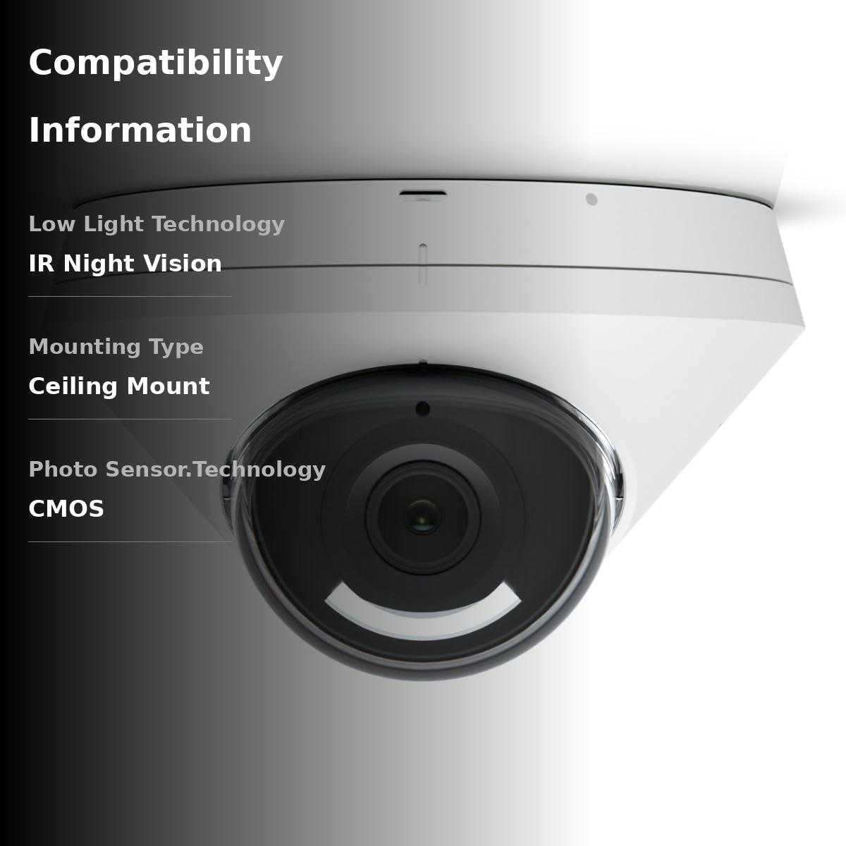 Ubiquiti Networks UniFi G5 Dome 2K HD PoE Ceiling Camera - 5MP, 30FPS, Low-Light (New, Damaged Retail Box)