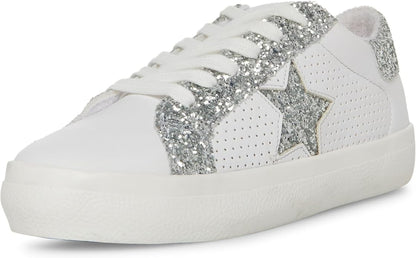 Steve Madden Starling Lightweight Women's Lace-Up Sneaker, Synthetic Rubber Sole (Like New, No Retail Box)