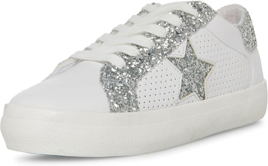 Steve Madden Starling Lightweight Women's Lace-Up Sneaker, Synthetic Rubber Sole (Like New, No Retail Box)