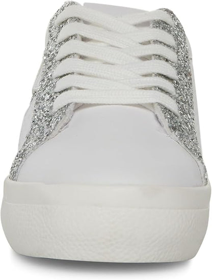 Steve Madden Starling Lightweight Women's Lace-Up Sneaker, Synthetic Rubber Sole (Like New, No Retail Box)