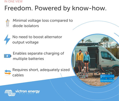 Victron Energy Argofet Fet-Based Battery Isolators 200-2AC for Marine, 12/24-V (Like New)
