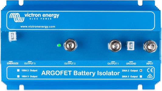 Victron Energy Argofet Fet-Based Battery Isolators 200-2AC for Marine, 12/24-V (Like New)