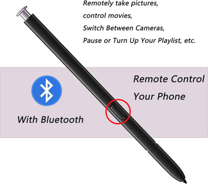 PCTC Replacement S Pen for Lavender Galaxy S23 Ultra with Bluetooth - Purple (Like New)