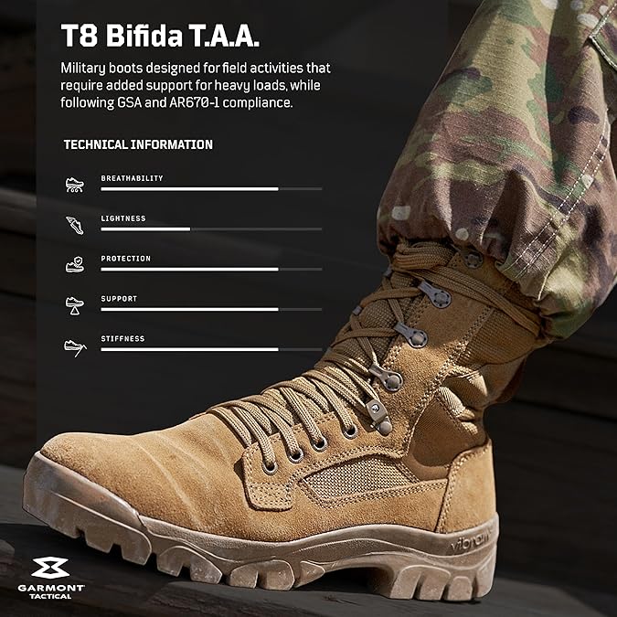 GARMONT T8 Bifida T.A.A. Military Combat Tactical Boots for Men and Women (Like New, No Retail Box)