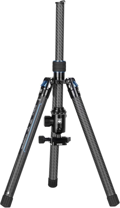 Sirui Carbon Fiber Travel Tripod with E-10 360° Ball Head Compatible with Camera (Like New, No Retail Box)
