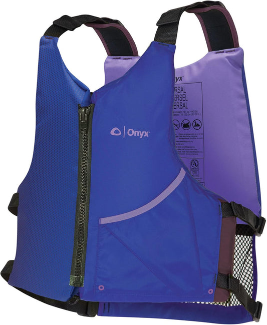 Onyx Lightweight Adjustable Universal Paddle Life Jacket with Zipper for Adult (Like New, No Retail Box)