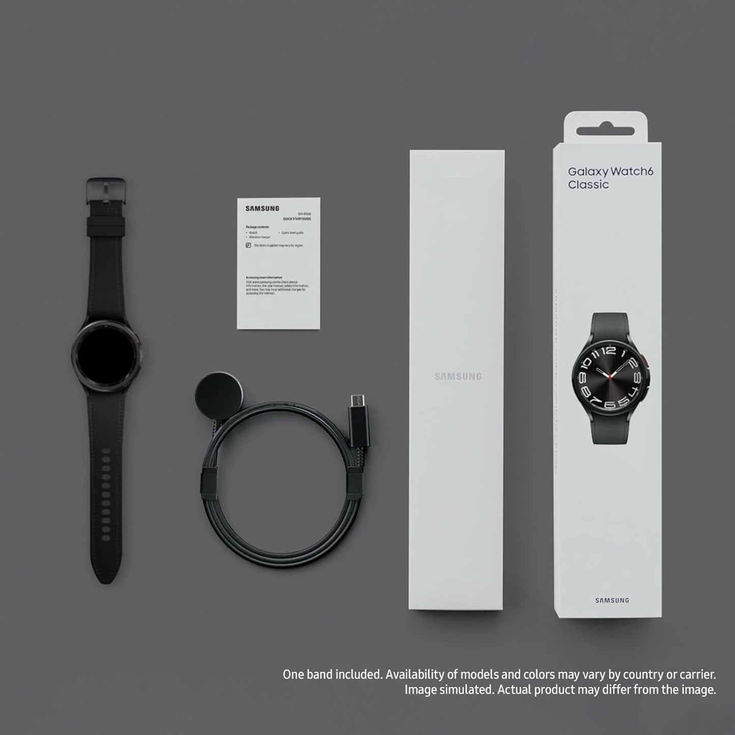 Samsung Galaxy 4G 16000MB 43mm Bluetooth Round Smartwatch with Fitness Tracker (New)