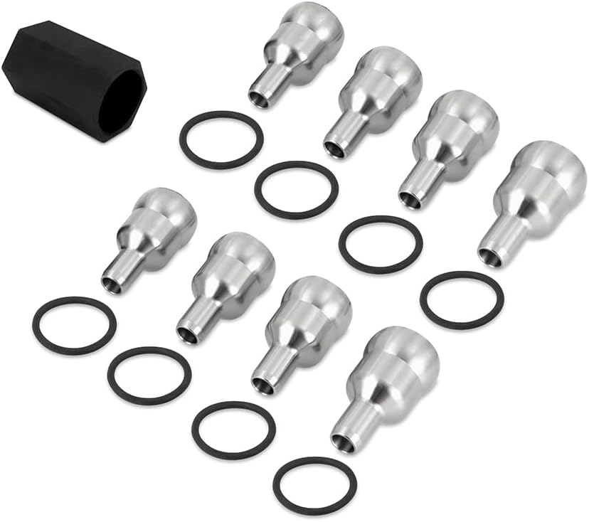 Mishimoto MMOR-F2D-03 Oil Rail Ball Tube Set, 2004.5-2007 Ford 6.0L Powerstroke (Like New)