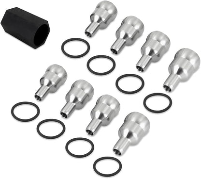 Mishimoto MMOR-F2D-03 Oil Rail Ball Tube Set, 2004.5-2007 Ford 6.0L Powerstroke (Like New)