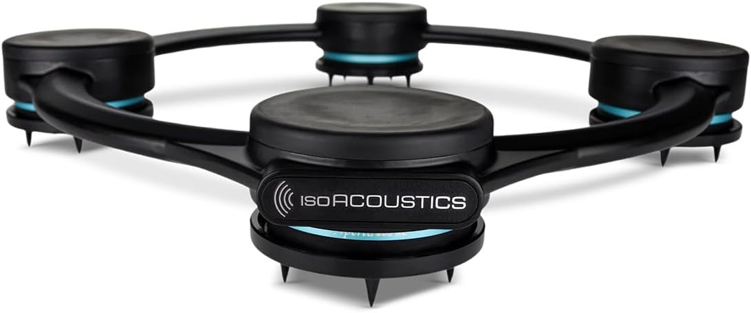 IsoAcoustics Aperta Sub XL Isolator for Large Subwoofers, Max 160 lbs - Black (Like New)