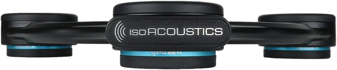 IsoAcoustics Aperta Sub XL Isolator for Large Subwoofers, Max 160 lbs - Black (Like New)