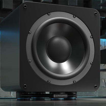 IsoAcoustics Aperta Sub XL Isolator for Large Subwoofers, Max 160 lbs - Black (Like New)
