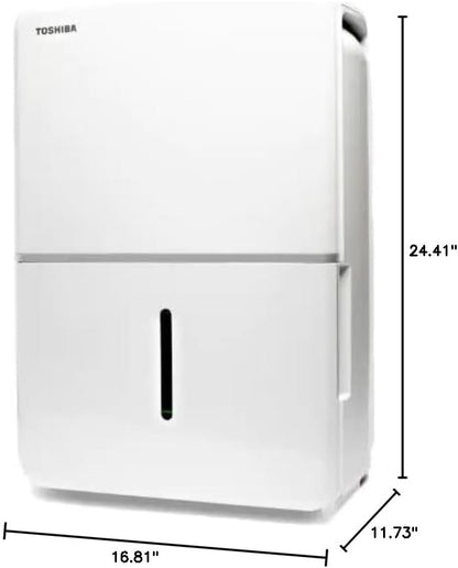 Toshiba 50-Pints Dehumidifier for 4500 Sq Ft Home, 115V - Auto Defrost & Drain (Used)