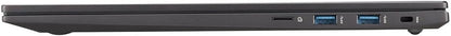 LG Electronics 2023 512GB+16GB Fingerprint 16" LED Ultranotebook, RYZEN5 - Black (Like New, No Retail Box)