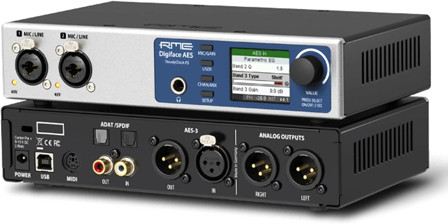 RME Digiface AES 14x16 USB Audio Interface, AES/SPDIF/ADAT TotalMix SteadyClock (Like New)