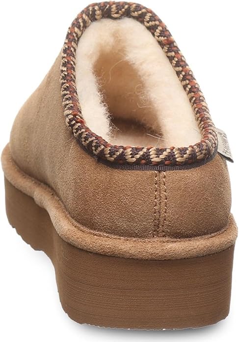 BEARPAW Martis Comfortable Indoor & Outdoor Slipper for Womens, Rubber Sole (Used)