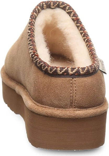 BEARPAW Martis Comfortable Indoor & Outdoor Slipper for Womens, Rubber Sole (Used)