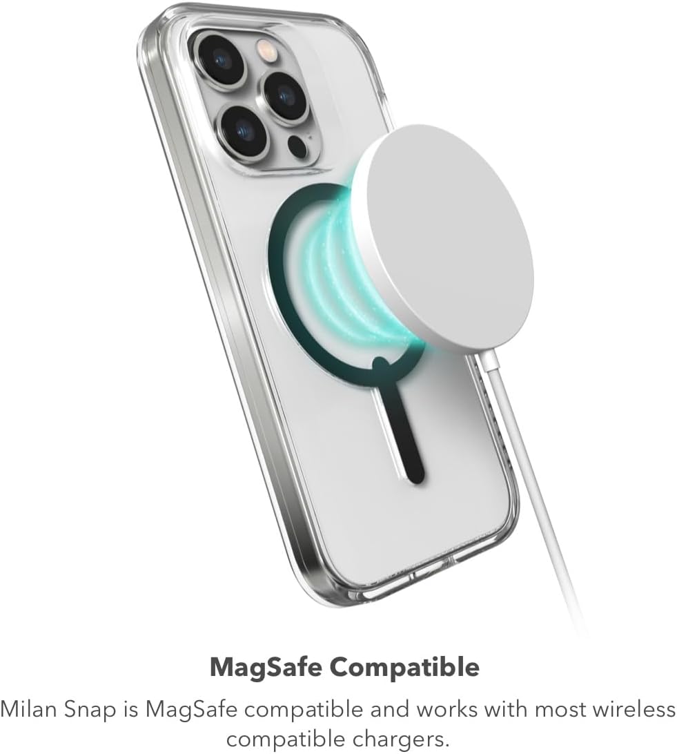 ZAGG Milan Snap Lightweight Durable Graphene Phone Case for iPhone 15 Pro Max (Like New)