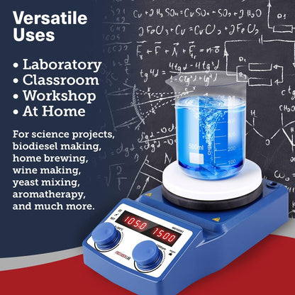Fristaden Lab Digital Magnetic Stirrer Ceramic Hot Plate for Analysis, 5L (Used)