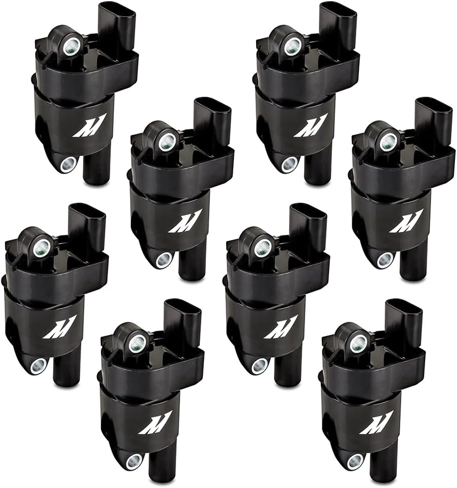 Mishimoto MMIG-LSRD-0708 Ignition Coil, GM LS2/LS3/LS4/LS7/LS9 Engines, 8pcs Set (Like New)