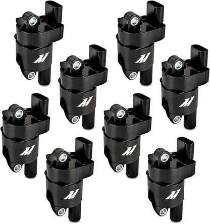 Mishimoto MMIG-LSRD-0708 Ignition Coil, GM LS2/LS3/LS4/LS7/LS9 Engines, 8pcs Set (Like New)