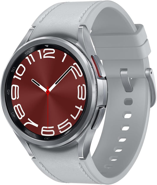 SAMSUNG Galaxy SM-R950 Classic Bluetooth Smartwatch w/ Fitness Tracker - Silver (Like New)