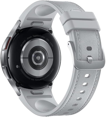 SAMSUNG Galaxy SM-R950 Classic Bluetooth Smartwatch w/ Fitness Tracker - Silver (Like New)