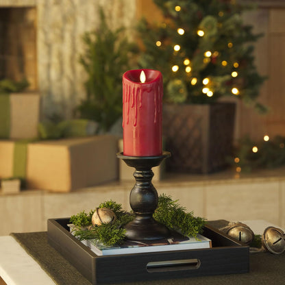 Luminara Wax Drip Flameless Indoor LED Candle for Decoration, Long-Lasting (Like New)