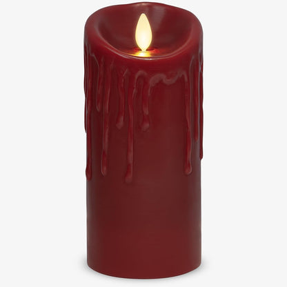 Luminara Wax Drip Flameless Indoor LED Candle for Decoration, Long-Lasting (Like New)