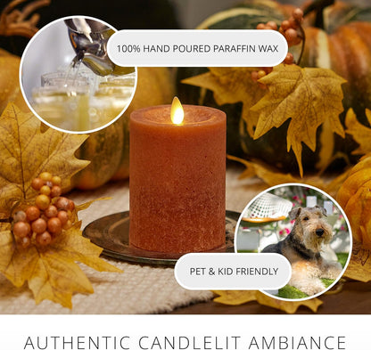 Luminara Sea Glass Indoor Wax Lightweight Flameless LED Candle, Energy Efficient (Like New)