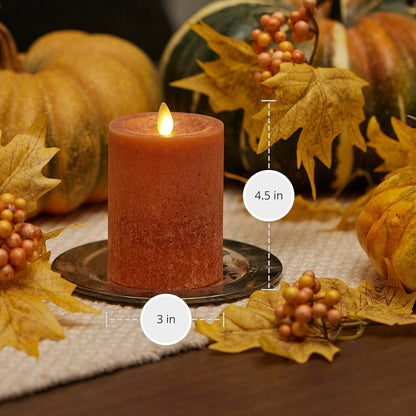 Luminara Sea Glass Indoor Wax Lightweight Flameless LED Candle, Energy Efficient (Like New)