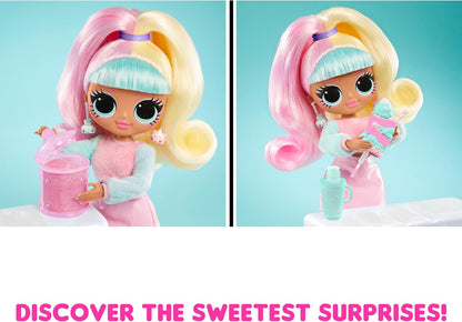 LOL Surprise OMG Sweet Nails Candylicious Sprinkles Shop w/ 15 Surprise for Kids (Like New)