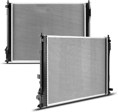 Mishimoto R13583 Replacement Radiator Compatible w/ 2016-21 Honda Civic - Silver (Like New)