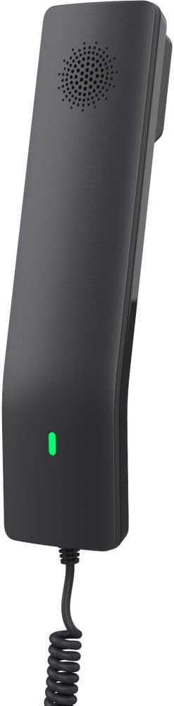 Grandstream GHP611W Hotel Corded IP Phone, 2 Lines and 2 SIP Accounts - Black (Like New)