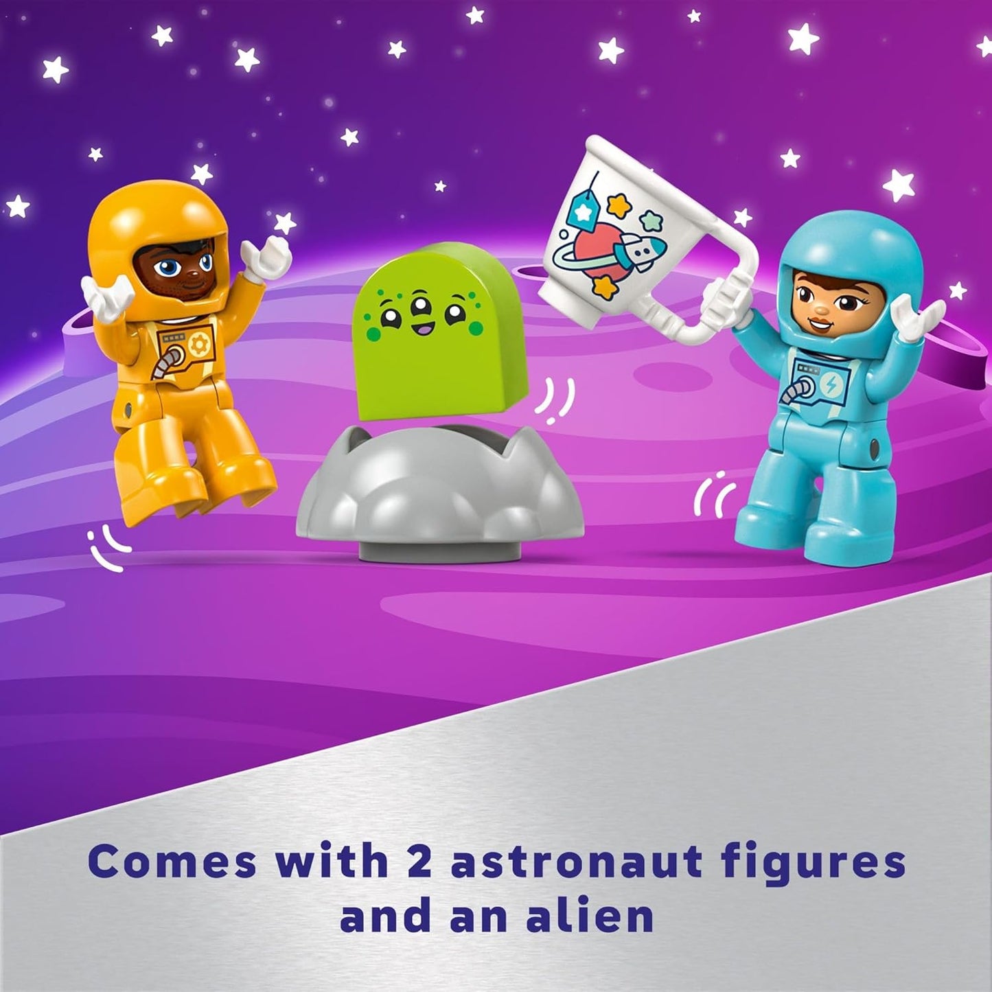 LEGO DUPLO 3 in 1 Space Shuttle Adventure Toddler Building Toys for Kids, 58 Pcs (Like New)