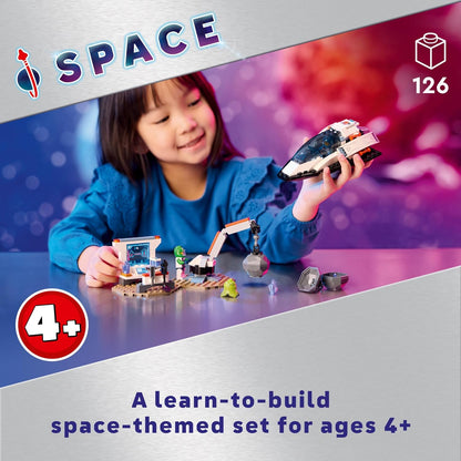 LEGO City Spaceship and Asteroid Discovery Toy Building Set for Kid - 126 Pieces (New, Damaged Retail Box)