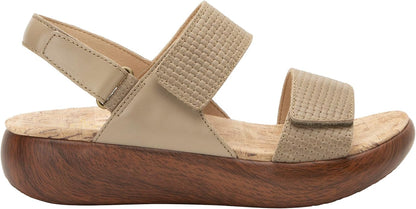 Alegria by PG Lite Bailee Womens Comfortable Leather Sandal, Polyurethane Sole (Like New, No Retail Box)