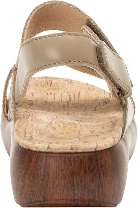 Alegria by PG Lite Bailee Womens Comfortable Leather Sandal, Polyurethane Sole (Like New, No Retail Box)