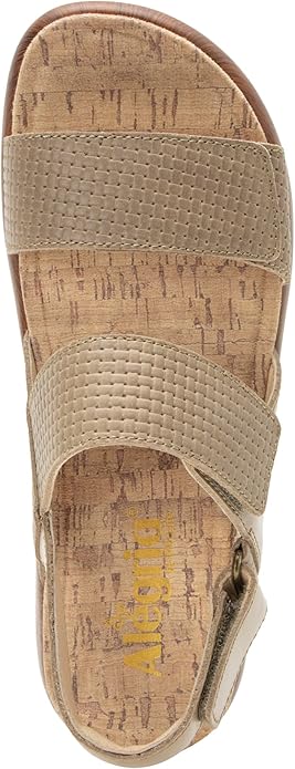 Alegria by PG Lite Bailee Womens Comfortable Leather Sandal, Polyurethane Sole (Like New, No Retail Box)