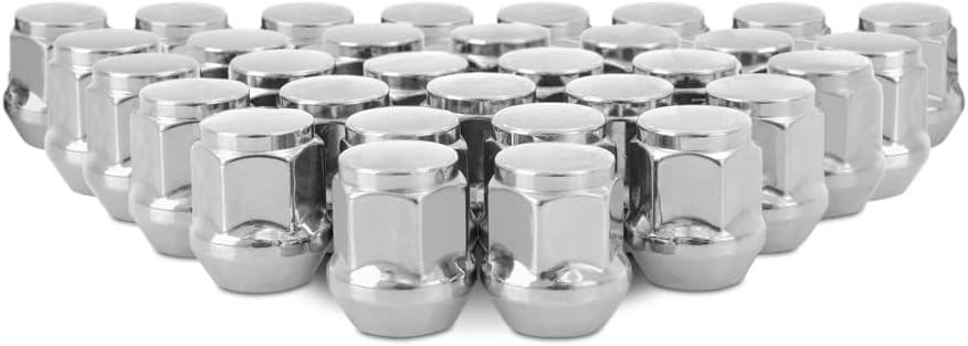 Mishimoto MMLG-AC1415-32CH Steel Lug Nuts, M14x1.5, Acorn Seat, 32pcs - Chrome (Used)