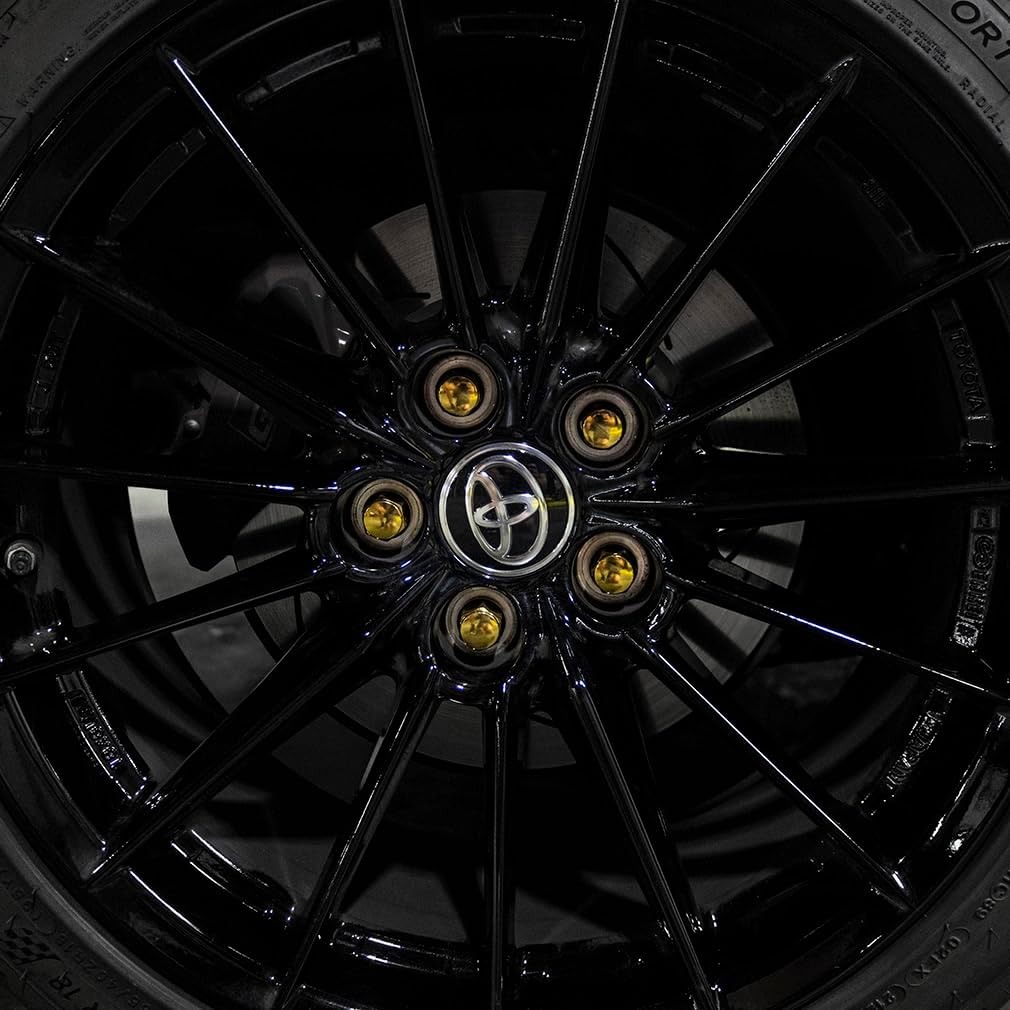 Mishimoto MMLG-AC1415-24BL Steel Lug Nuts, M14x1.5, Acorn Seat, 24pc Set - Blue (Like New)