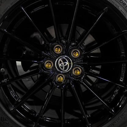 Mishimoto MMLG-AC1415-24BL Steel Lug Nuts, M14x1.5, Acorn Seat, 24pc Set - Blue (Like New)