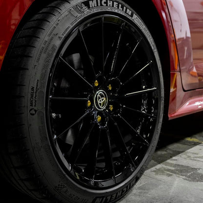 Mishimoto MMLG-AC1415-24BL Steel Lug Nuts, M14x1.5, Acorn Seat, 24pc Set - Blue (Like New)