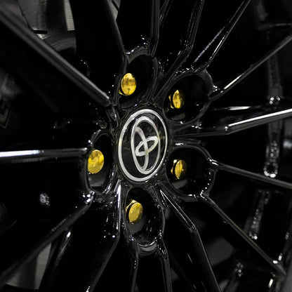 Mishimoto MMLG-AC1415-24BL Steel Lug Nuts, M14x1.5, Acorn Seat, 24pc Set - Blue (Like New)