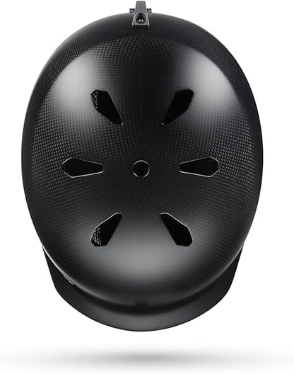 Bern Watts Carbon Unisex Adult Ski & Snowsports Helmet, Semi-Gloss Black, Large (Like New, Damaged Retail Box)