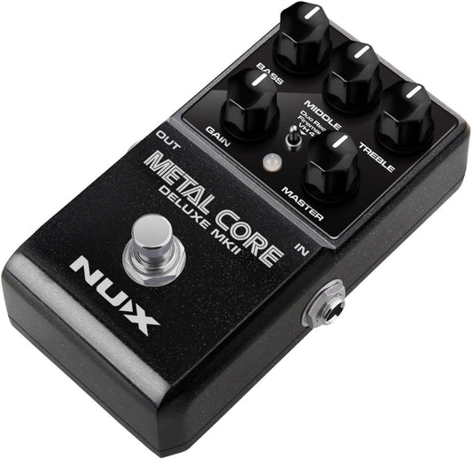 NUX Metal Core Deluxe MKII High Gain Preamp Pedal w/3 Distinctive Amp Models (Like New)