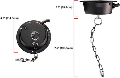Eliminator lighting MBM1RP ETL Approved Mirror Ball Motor, Up to 16-inch - Black (Used)