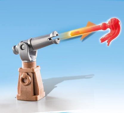 PLAYMOBIL Starter Pirate Toys Plastic Playsets w/ Alligator FOR Kid - 58 Pieces (Like New)