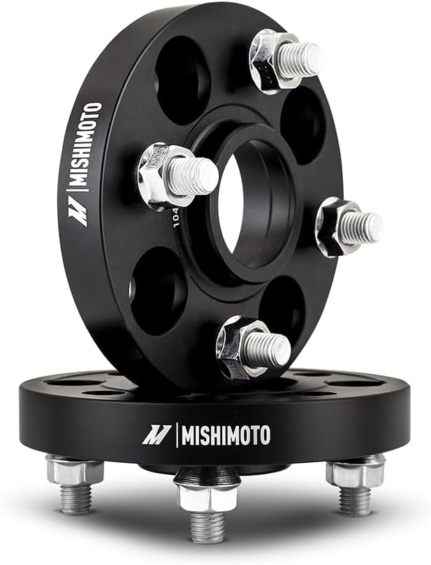 Mishimoto MMWS-011-150BK 15mm Thick Wheel Spacers, 1980-2005 Honda Civic, Black (Like New)