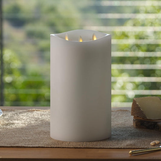 Luminara Tri-Flame Flameless Indoor LED Candle for Decor, Battery Operated (Like New)